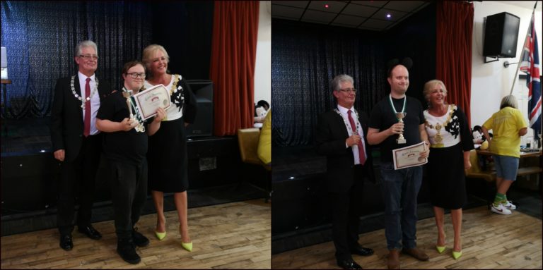 Tom Galvin and Richard Nellis winning care awards